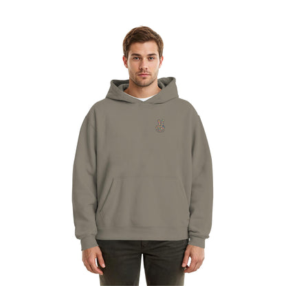 Peace. Waves. Sunsets. - Fluffy Boxcut Hoodie