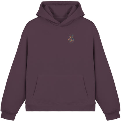 Peace. Waves. Sunsets. - Fluffy Boxcut Hoodie