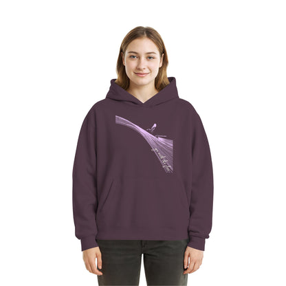 Surfgirl-go withe flow - Fluffy Boxcut Hoodie