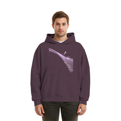 Surfgirl-go withe flow - Fluffy Boxcut Hoodie