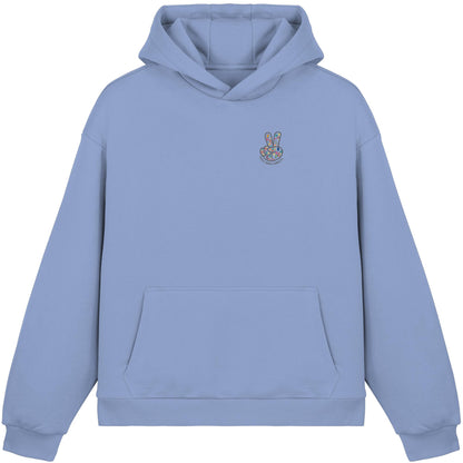 Peace. Waves. Sunsets. - Fluffy Boxcut Hoodie