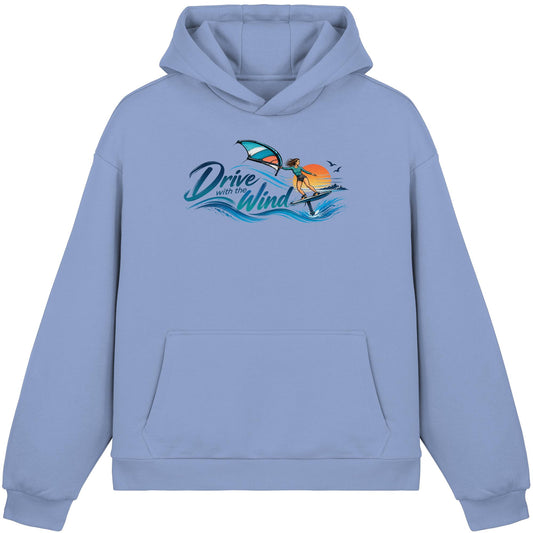 Wing-Drive With The Wind Kopie - Fluffy Boxcut Hoodie