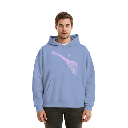 Surfgirl-go withe flow - Fluffy Boxcut Hoodie