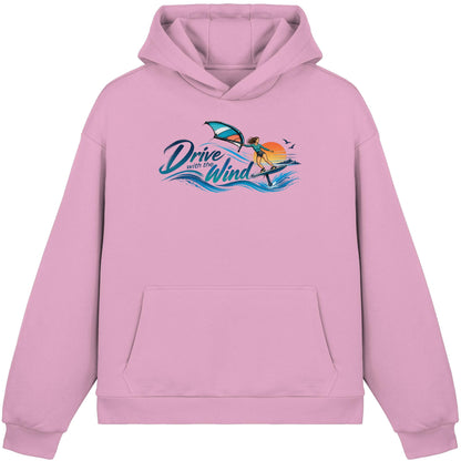 Wing-Drive With The Wind Kopie - Fluffy Boxcut Hoodie