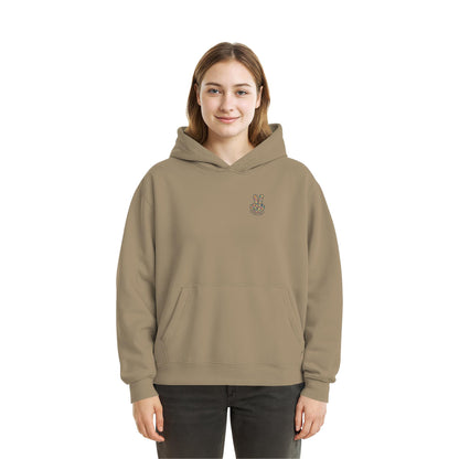 Peace. Waves. Sunsets. - Fluffy Boxcut Hoodie