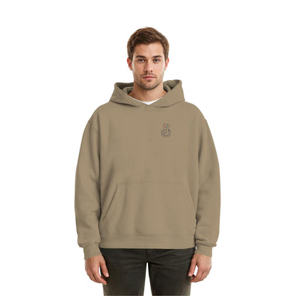 Peace. Waves. Sunsets. - Fluffy Boxcut Hoodie