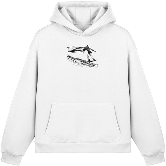 Wingfoil Wave - Fluffy Boxcut Hoodie