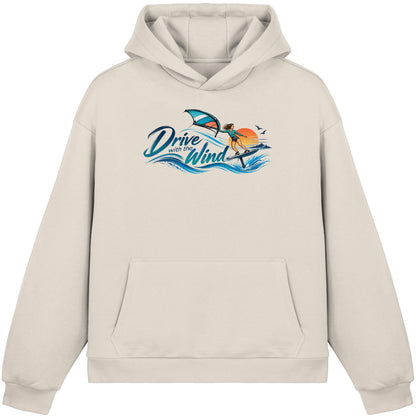 Wing-Drive With The Wind Kopie - Fluffy Boxcut Hoodie