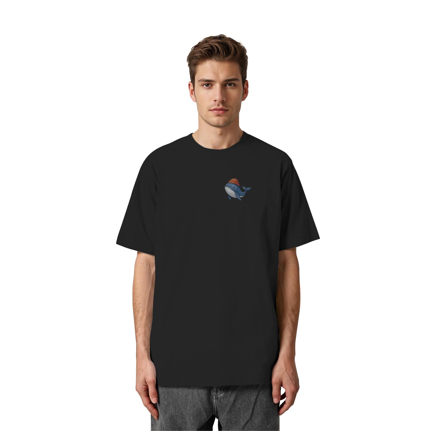 Nordic Whale - Heavy Oversized Organic Shirt