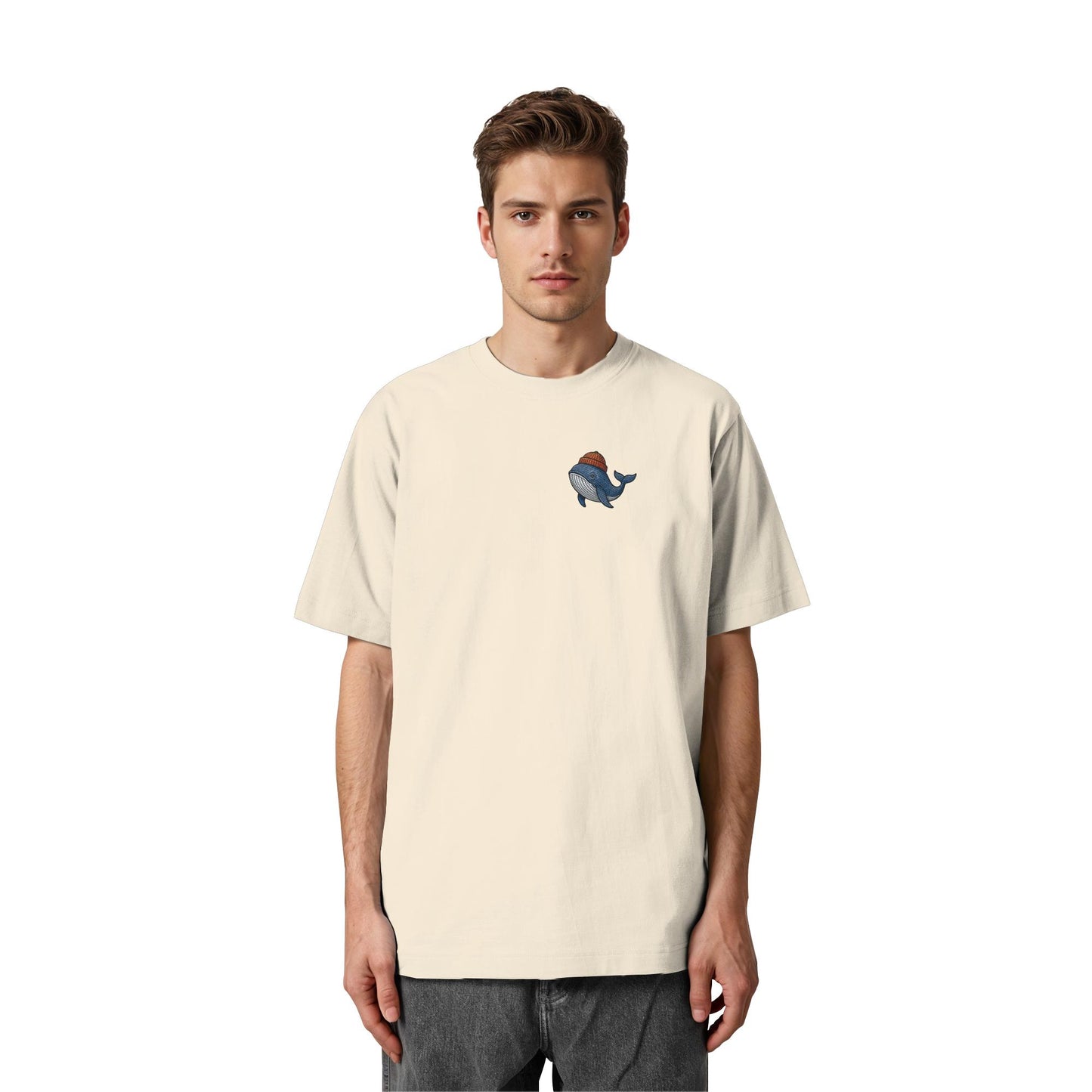 Nordic Whale - Heavy Oversized Organic Shirt