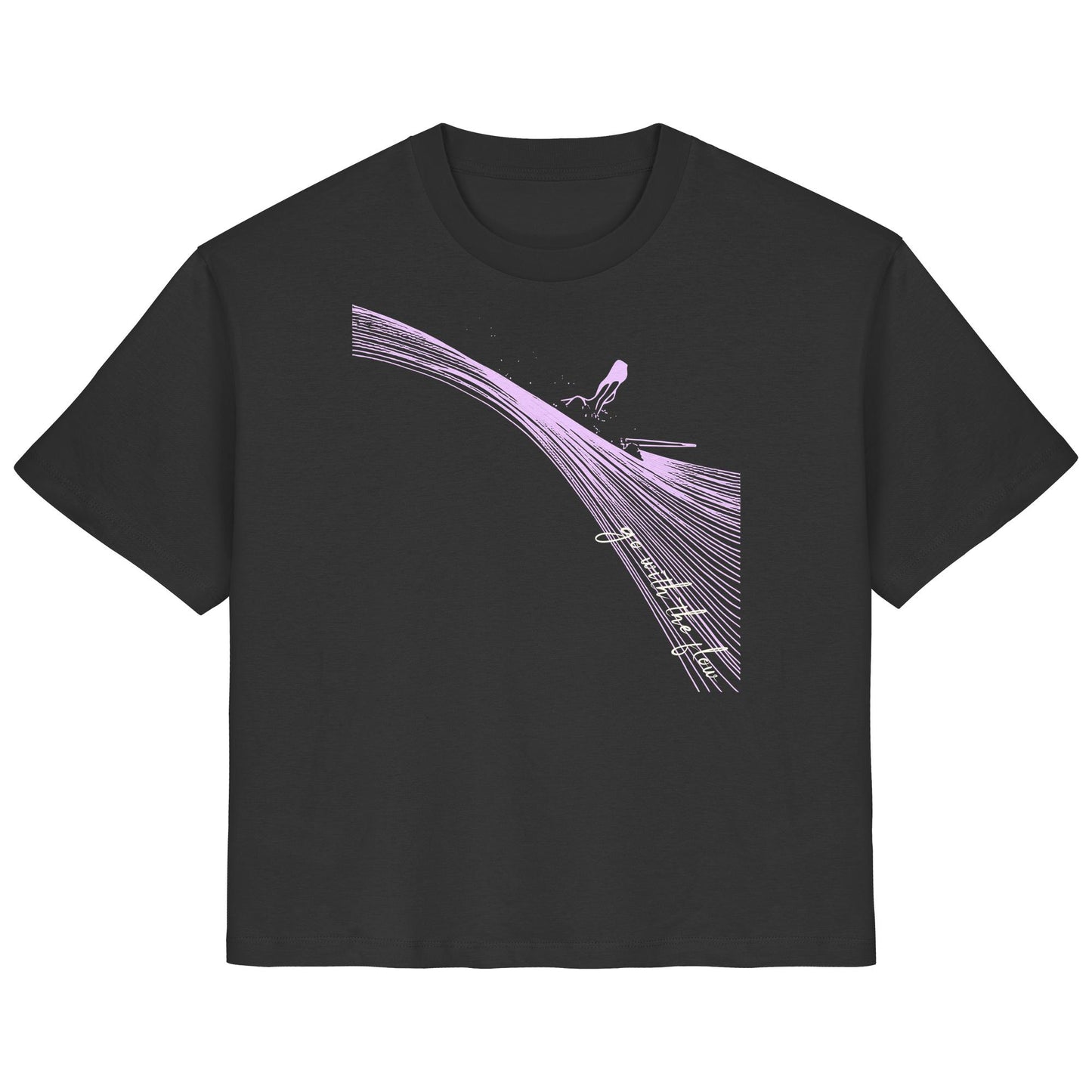 Surfgirl-go withe flow - Ladies Organic Shirt