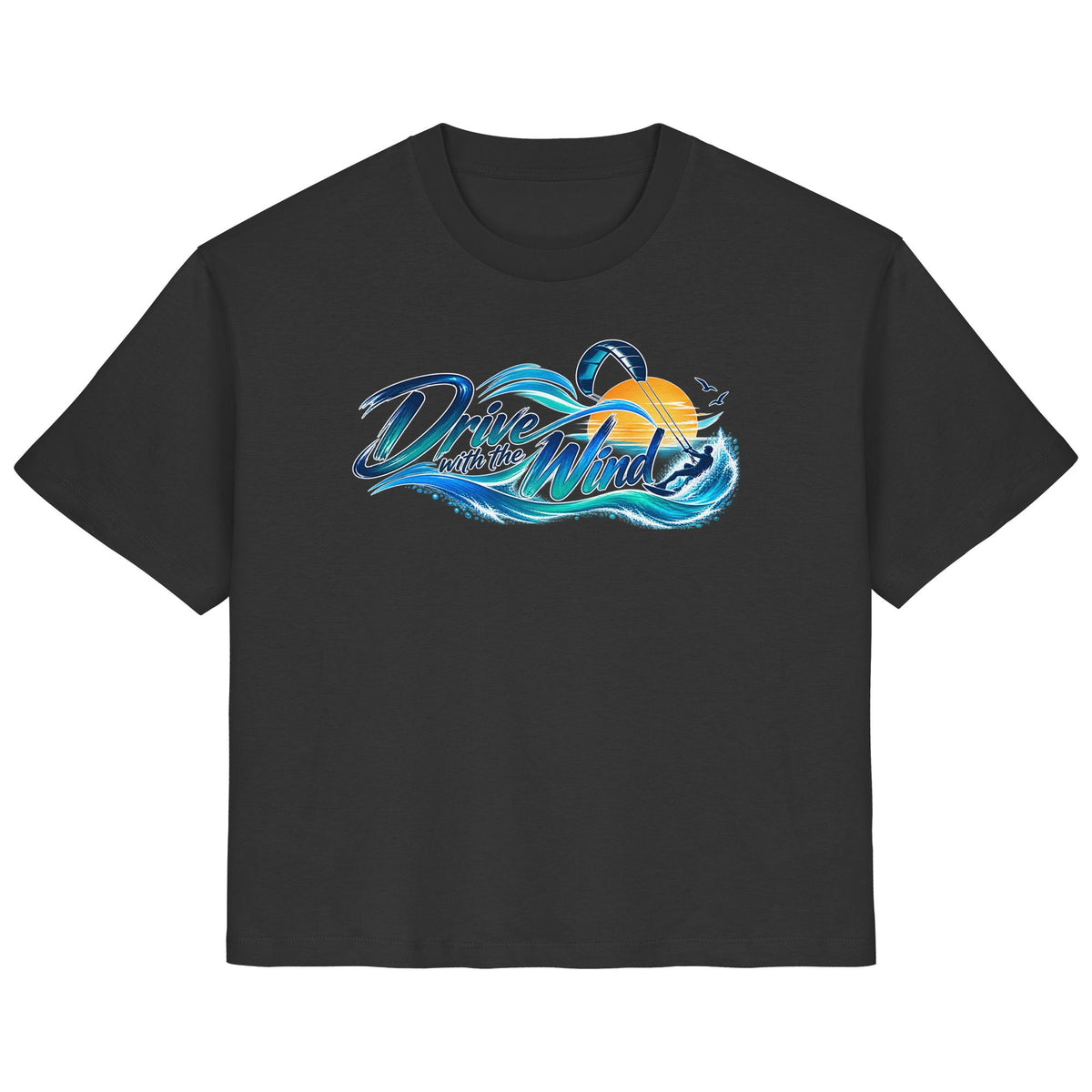 Kite-Drive With The Wind - Ladies Organic Shirt