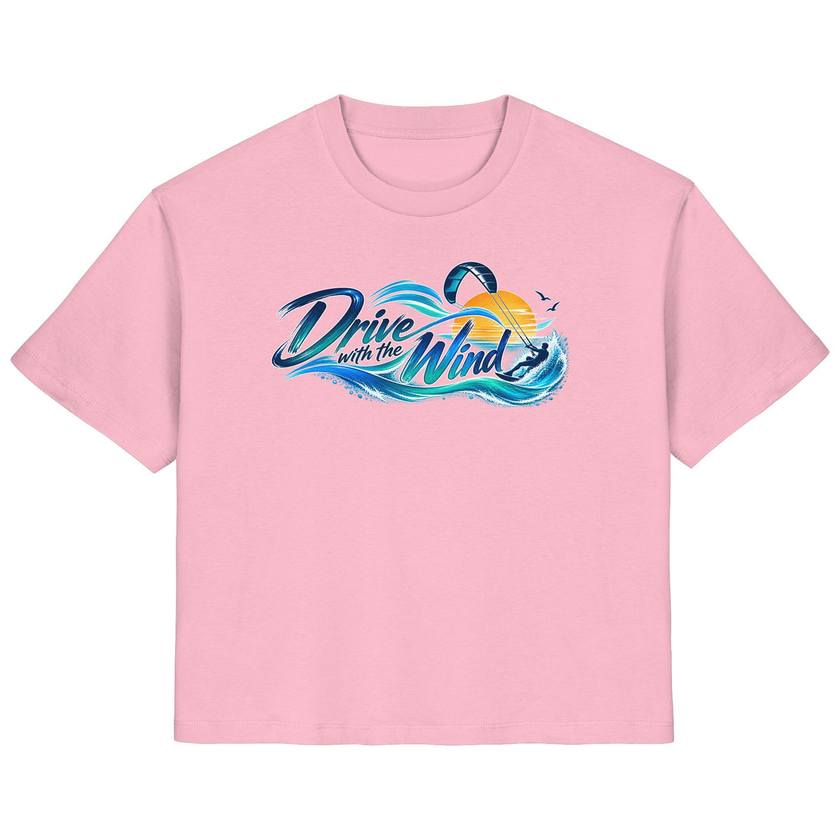 Kite-Drive With The Wind - Ladies Organic Shirt