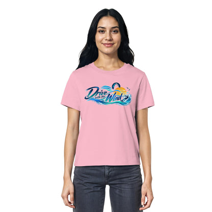 Kite-Drive With The Wind - Ladies Organic Shirt