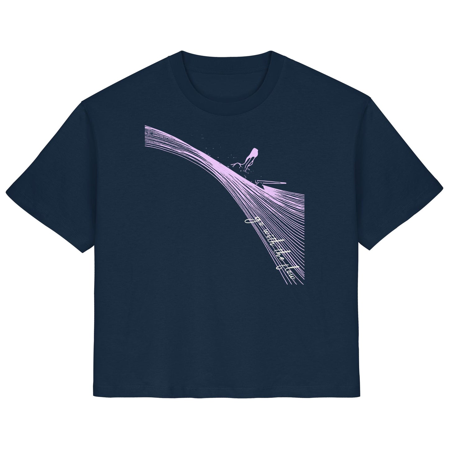Surfgirl-go withe flow - Ladies Organic Shirt