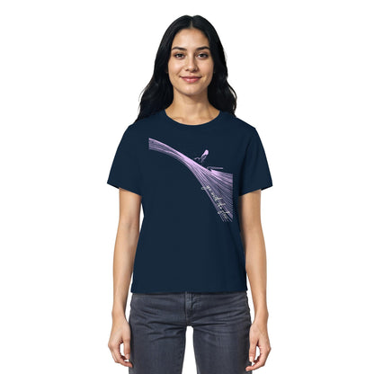 Surfgirl-go withe flow - Ladies Organic Shirt