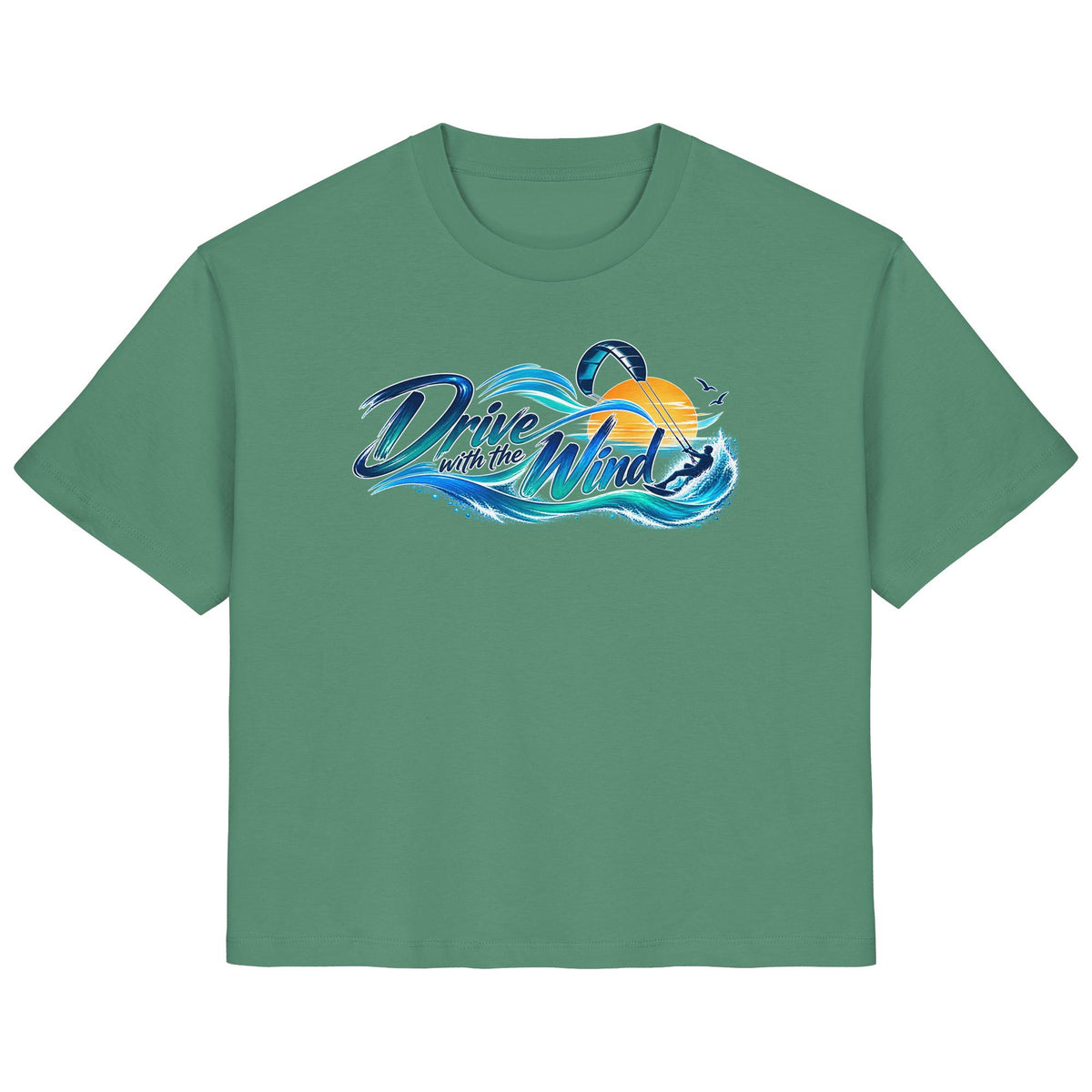 Kite-Drive With The Wind - Ladies Organic Shirt