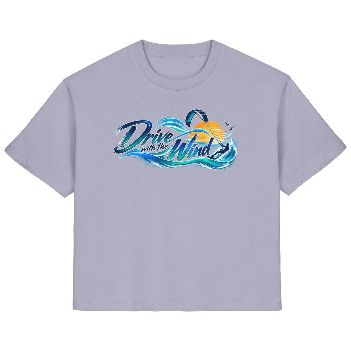 Kite-Drive With The Wind - Ladies Organic Shirt