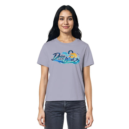Kite-Drive With The Wind - Ladies Organic Shirt