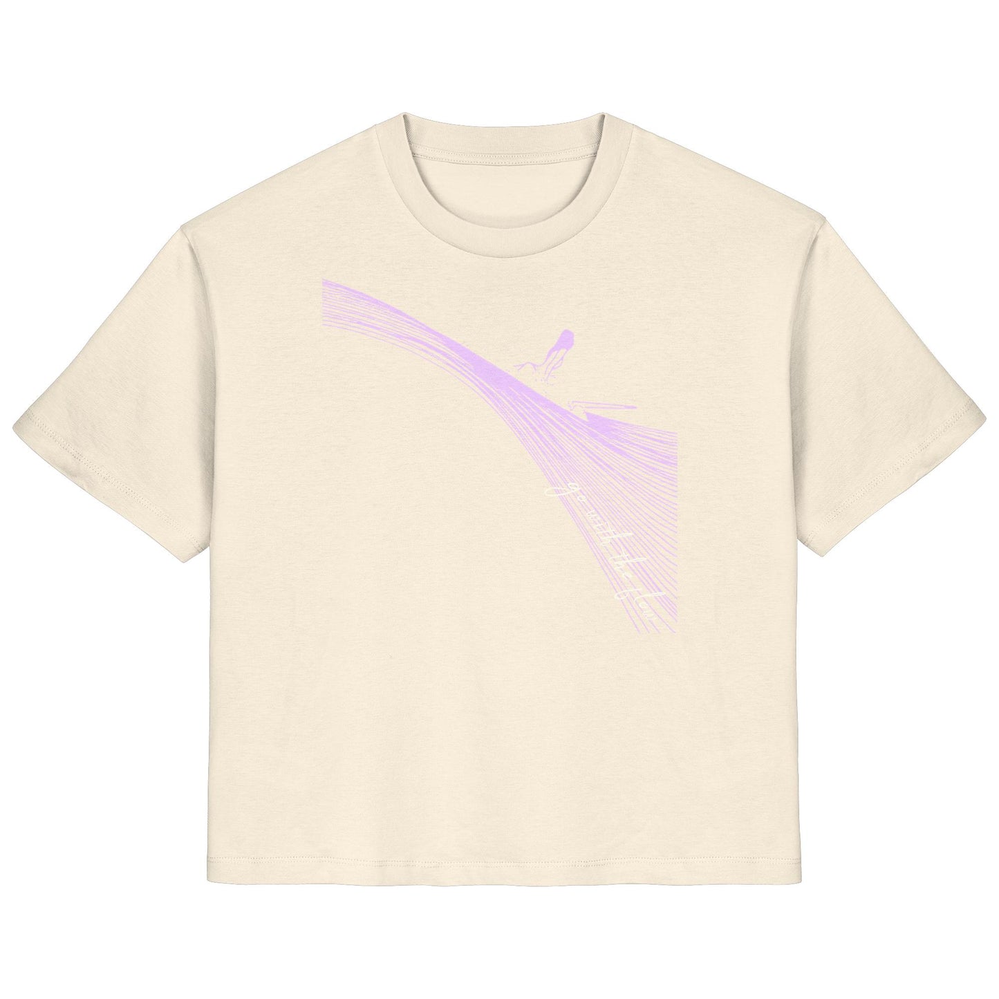 Surfgirl-go withe flow - Ladies Organic Shirt