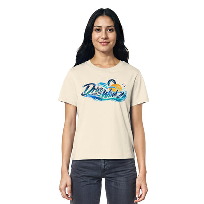 Kite-Drive With The Wind - Ladies Organic Shirt