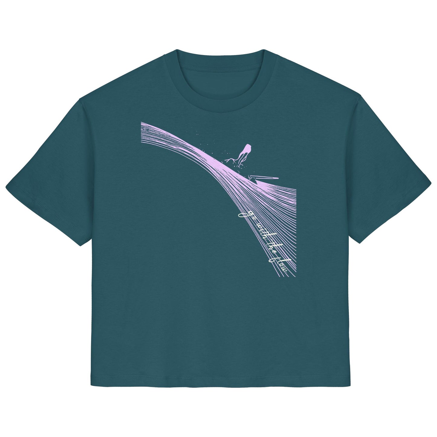 Surfgirl-go withe flow - Ladies Organic Shirt