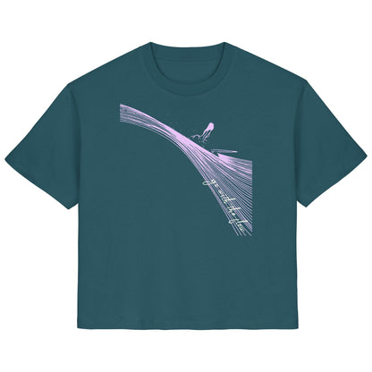 Surfgirl-go withe flow - Ladies Organic Shirt