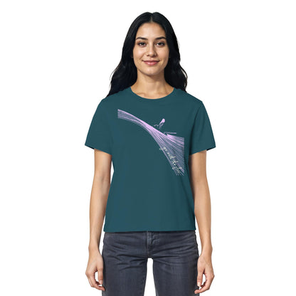 Surfgirl-go withe flow - Ladies Organic Shirt