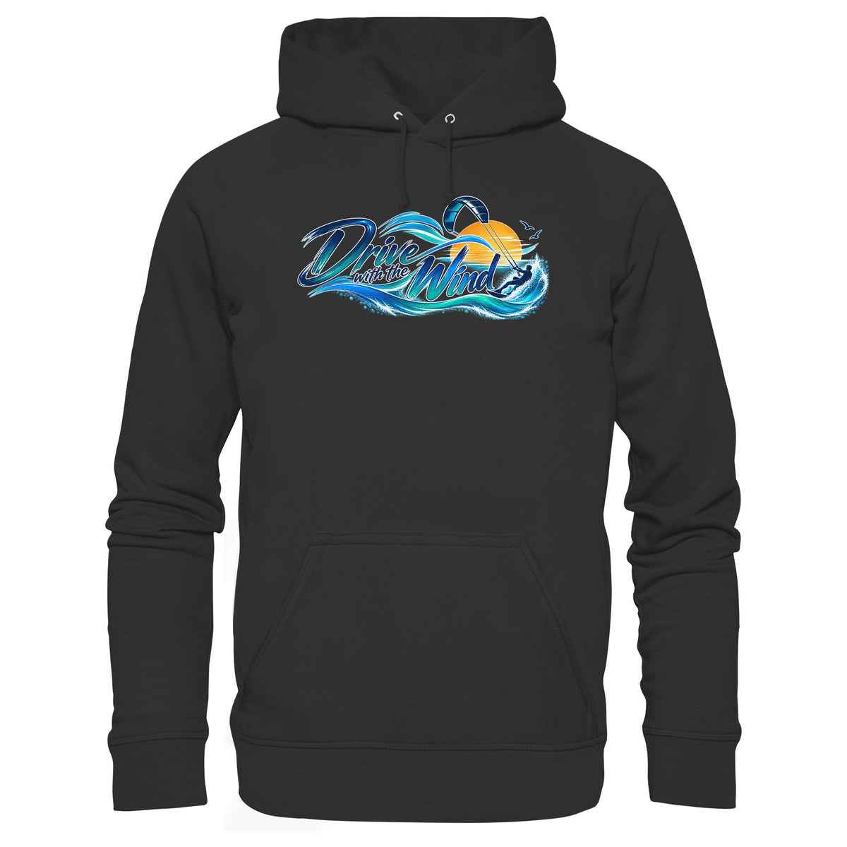 Kite-Drive With The Wind - Organic Basic Hoodie
