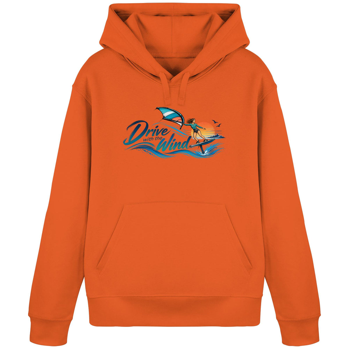 Wing-Drive With The Wind Kopie - Organic Basic Hoodie