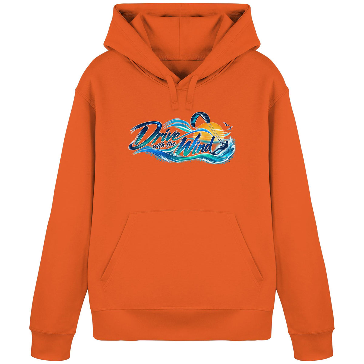 Kite-Drive With The Wind - Organic Basic Hoodie