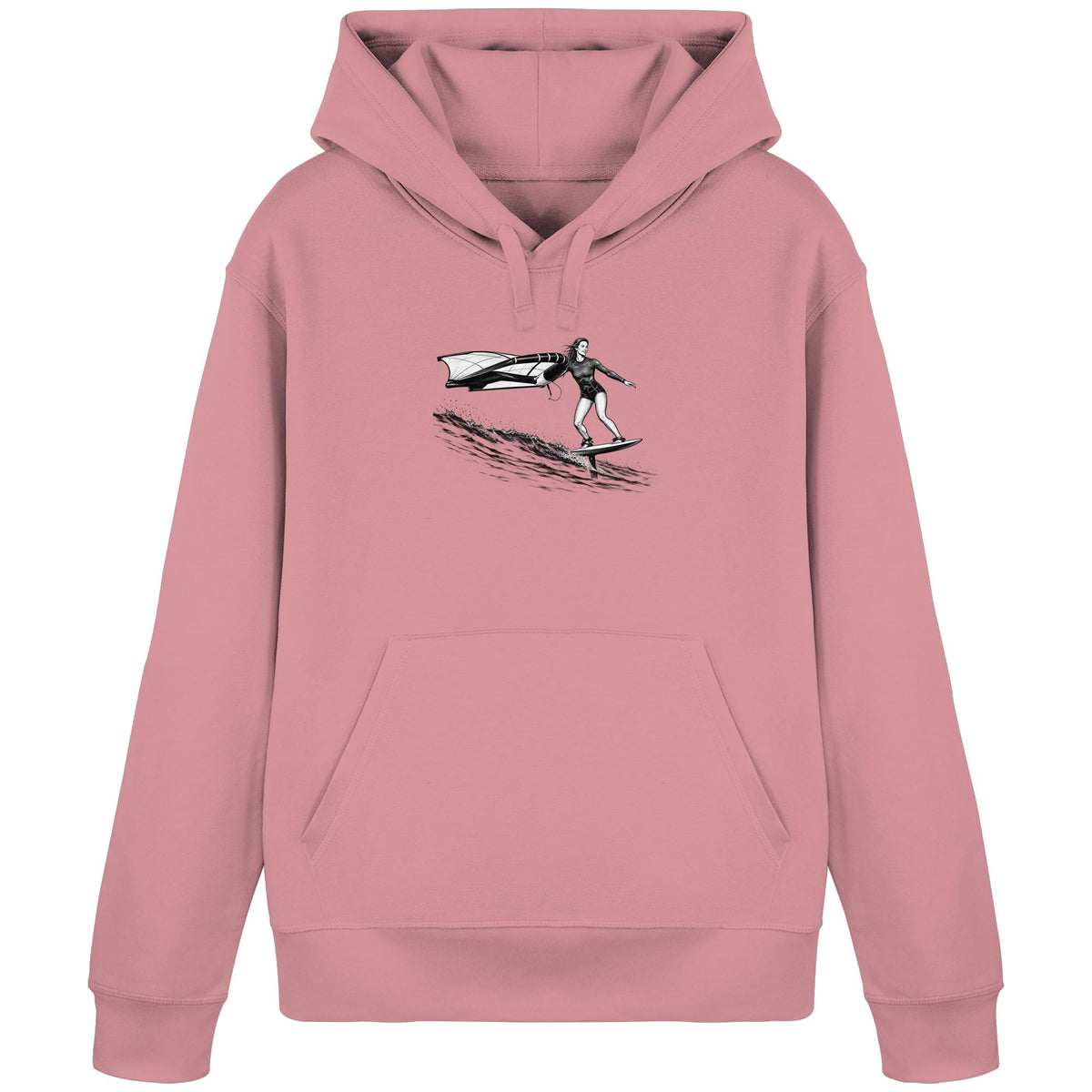 Wingfoil Wave - Organic Basic Hoodie