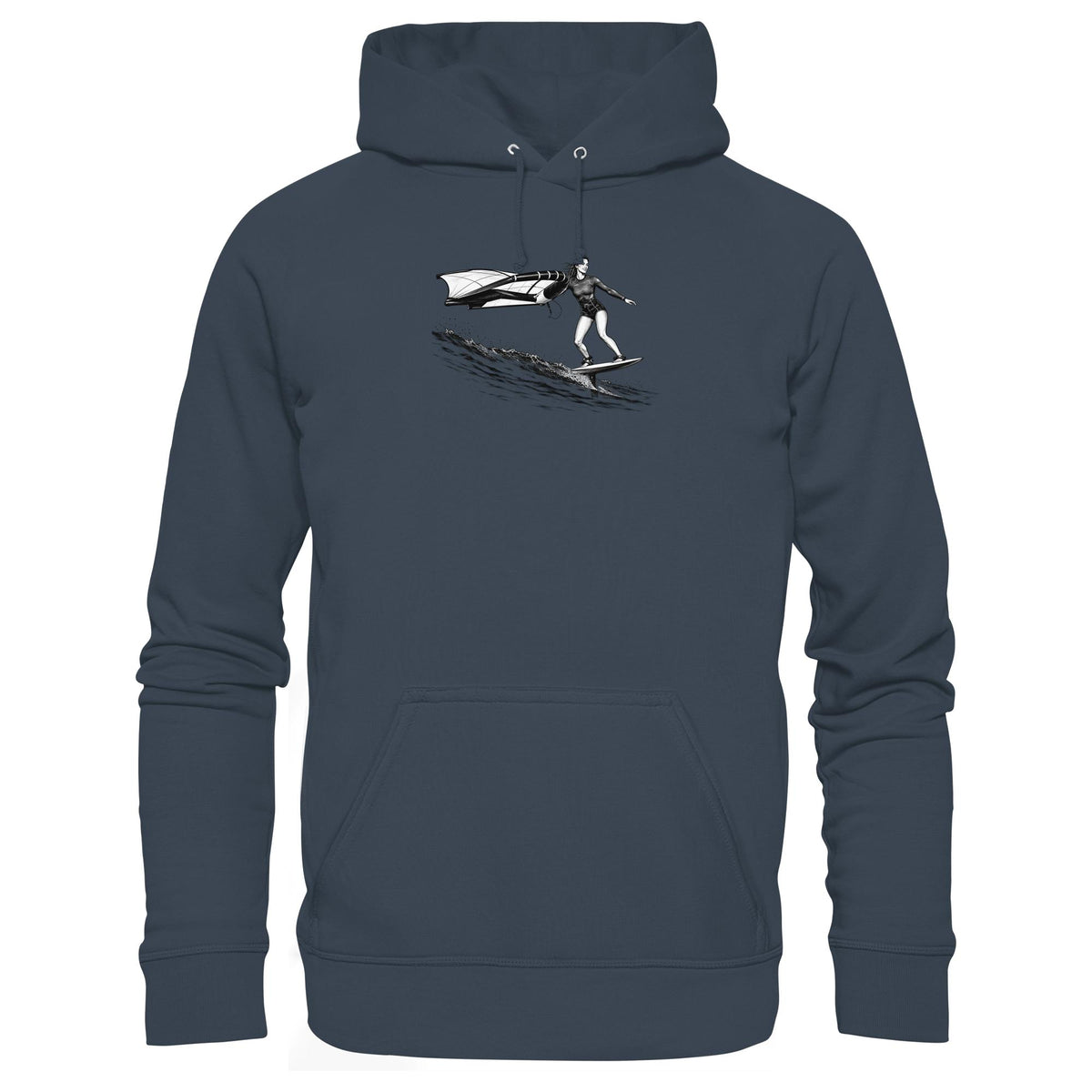 Wingfoil Wave - Organic Basic Hoodie