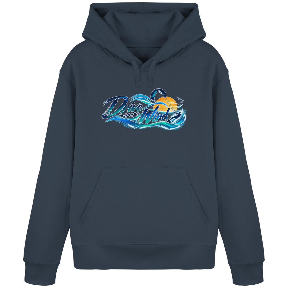 Kite-Drive With The Wind - Organic Basic Hoodie