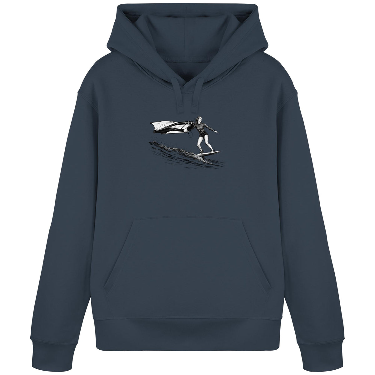 Wingfoil Wave - Organic Basic Hoodie