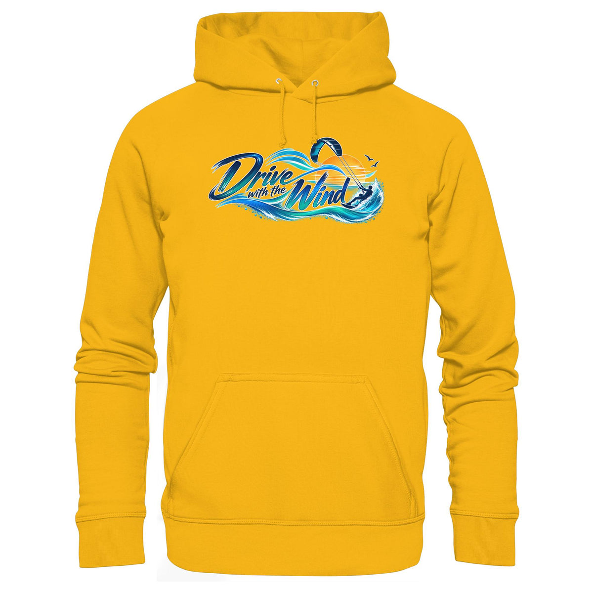 Kite-Drive With The Wind - Organic Basic Hoodie