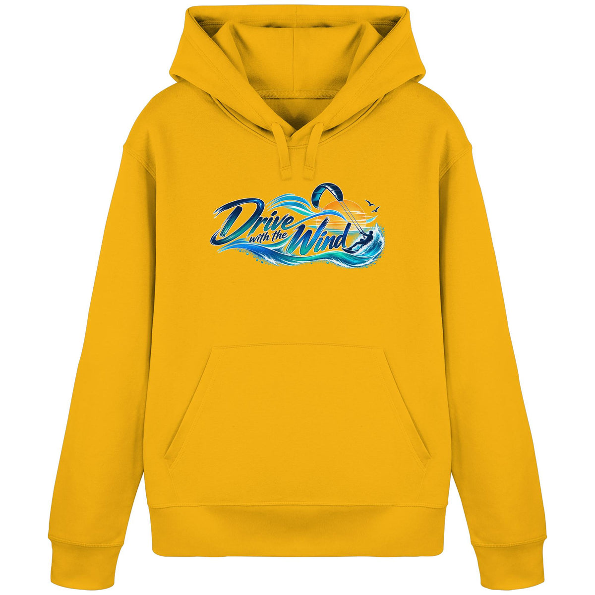 Kite-Drive With The Wind - Organic Basic Hoodie