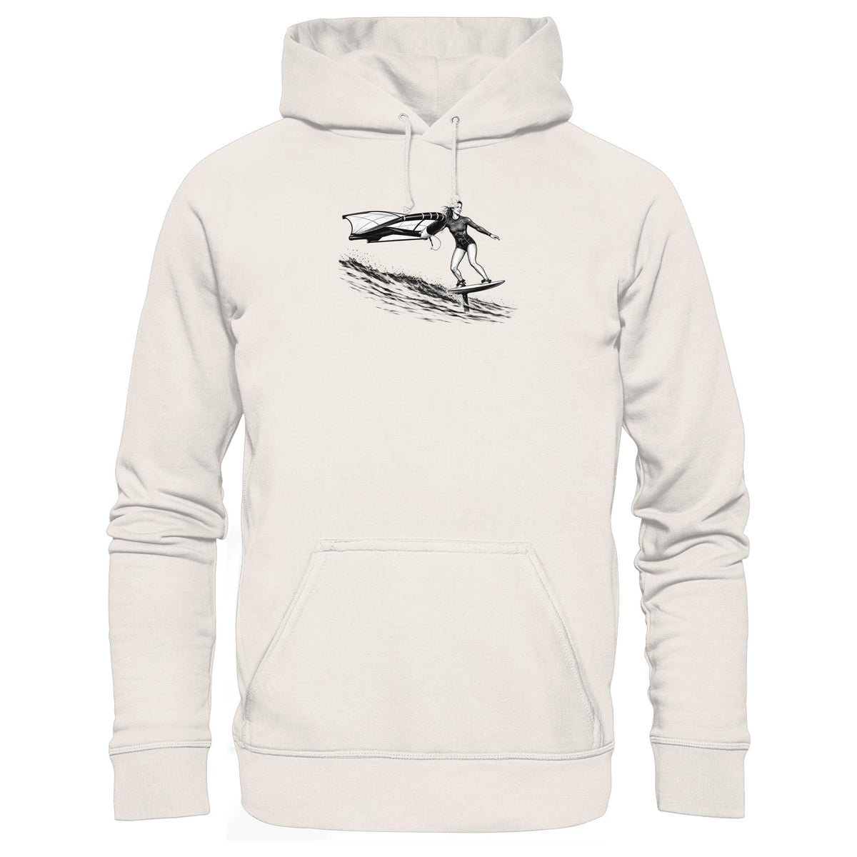 Wingfoil Wave - Organic Basic Hoodie