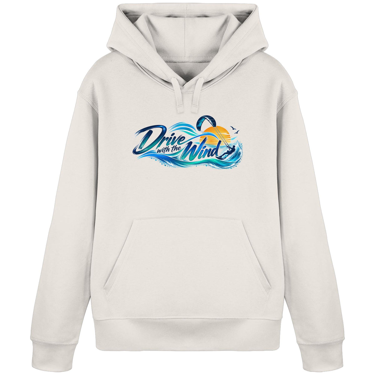 Kite-Drive With The Wind - Organic Basic Hoodie