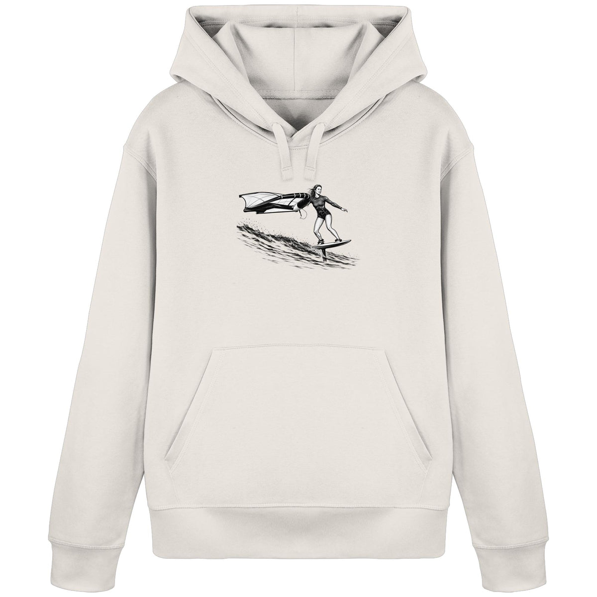 Wingfoil Wave - Organic Basic Hoodie
