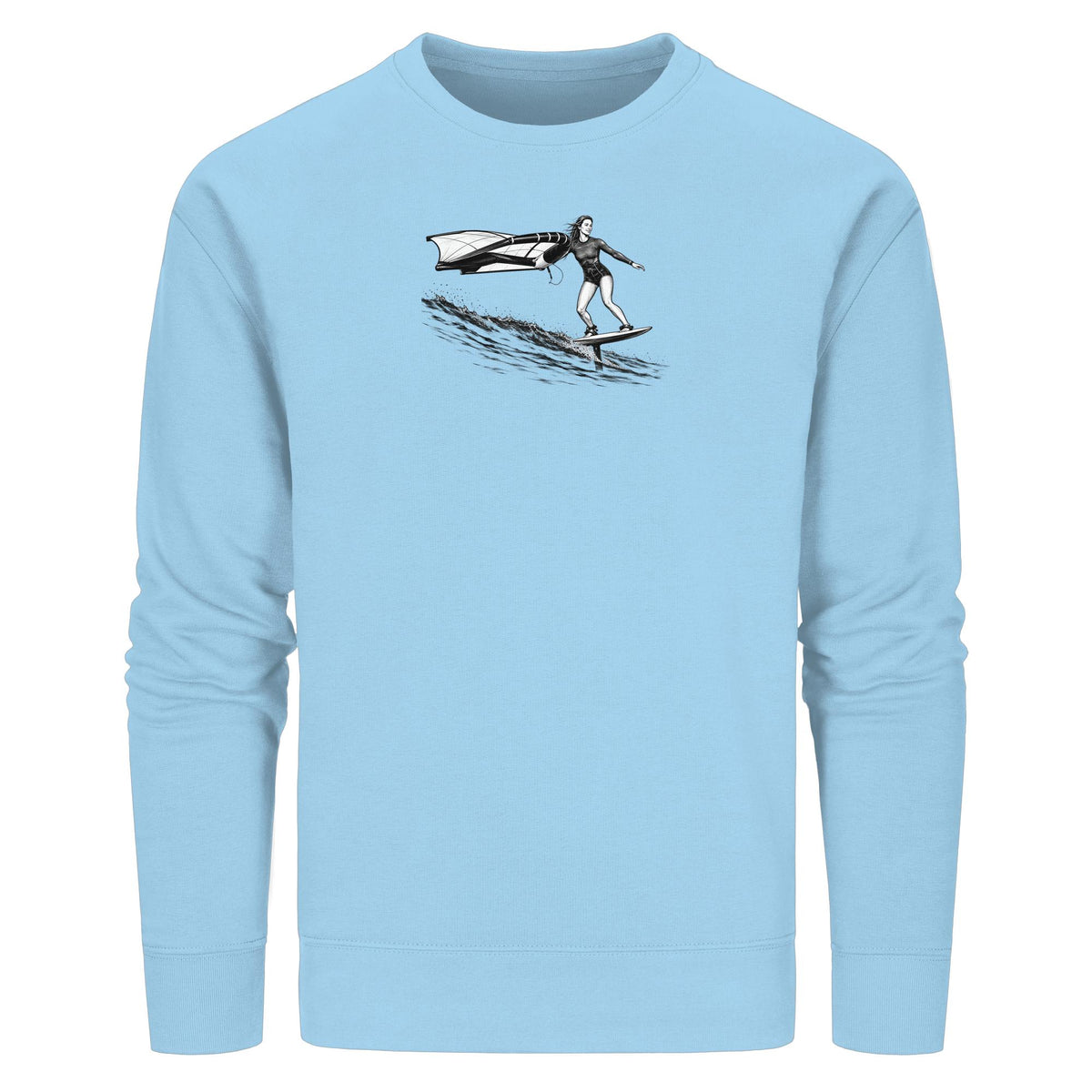 Wingfoil Wave - Organic Basic Unisex Sweatshirt