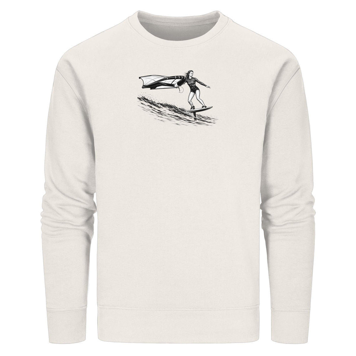 Wingfoil Wave - Organic Basic Unisex Sweatshirt