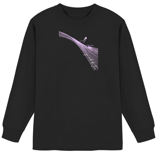 Surfgirl-go withe flow - Organic Heavy Oversized Longsleeve T-Shirt