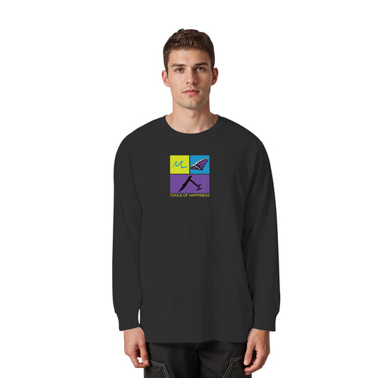 Wingoil-Tools for Happiness - Organic Heavy Oversized Longsleeve T-Shirt
