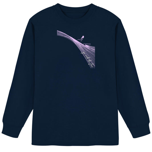 Surfgirl-go withe flow - Organic Heavy Oversized Longsleeve T-Shirt
