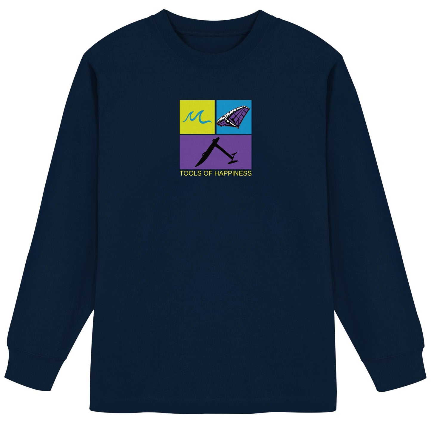 Wingoil-Tools for Happiness - Organic Heavy Oversized Longsleeve T-Shirt