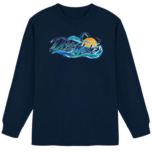 Kite-Drive With The Wind - Organic Heavy Oversized Longsleeve T-Shirt