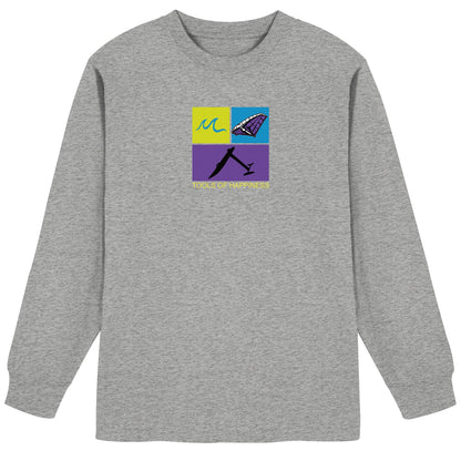Wingoil-Tools for Happiness - Organic Heavy Oversized Longsleeve T-Shirt