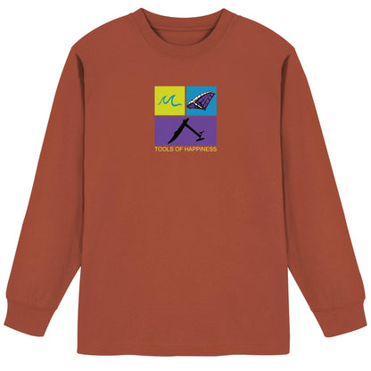 Wingoil-Tools for Happiness - Organic Heavy Oversized Longsleeve T-Shirt
