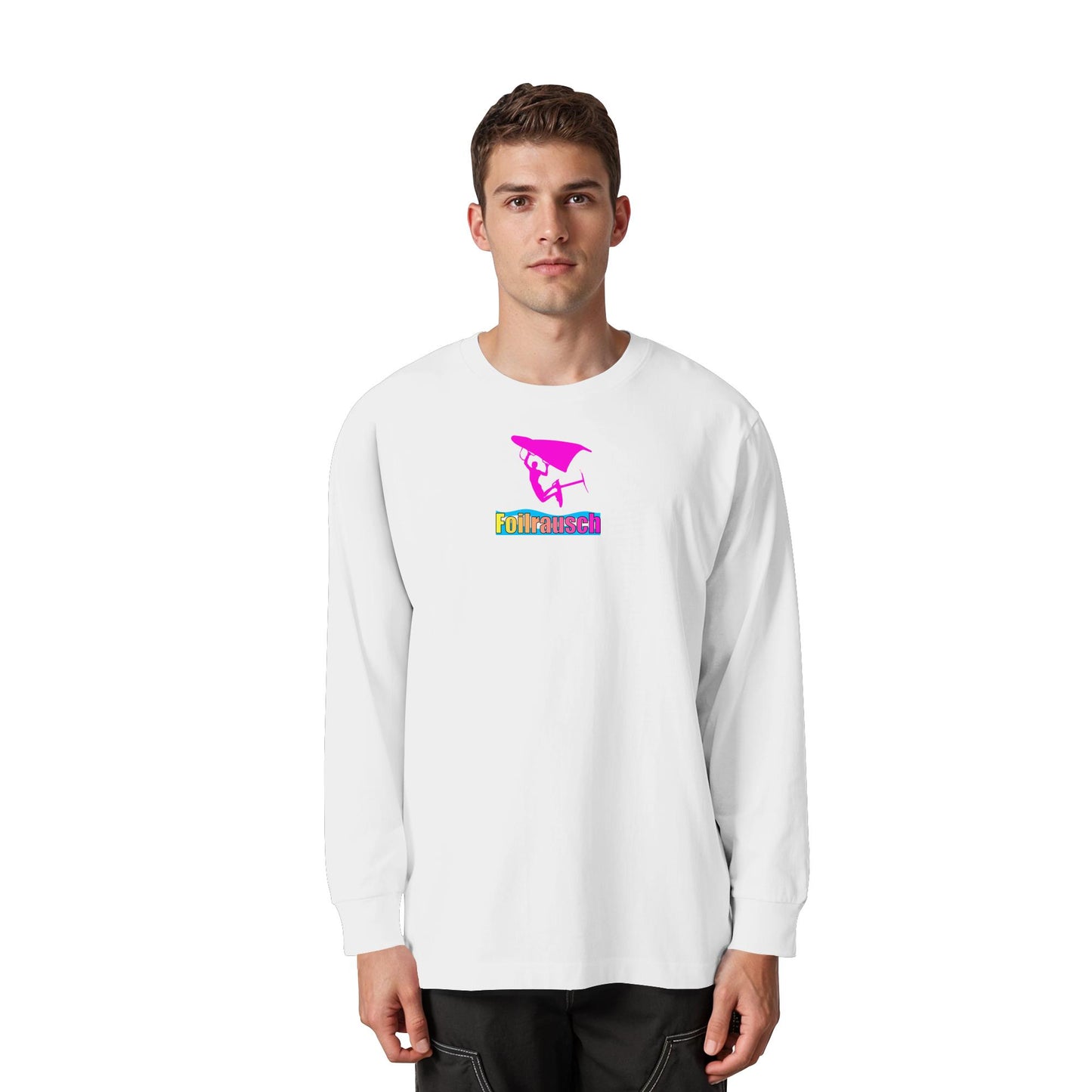 Flying Pilot-Foilrausch - Organic Heavy Oversized Longsleeve T-Shirt
